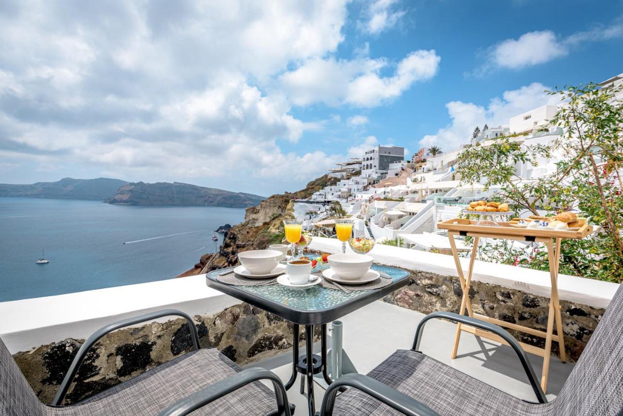 Amazing View Villa Oia With Jacuzzi Exterior foto